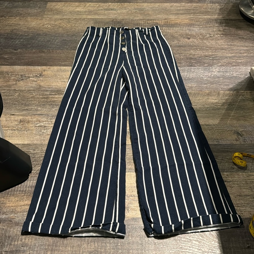Reformation pants - pin stripes